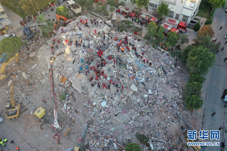 （国际）（1）爱琴海地震致土耳其、希腊至少27人死亡