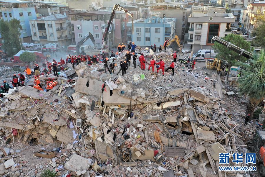 （国际）（2）爱琴海地震致土耳其、希腊至少27人死亡