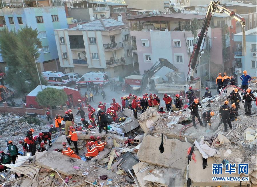 （国际）（3）爱琴海地震致土耳其、希腊至少27人死亡