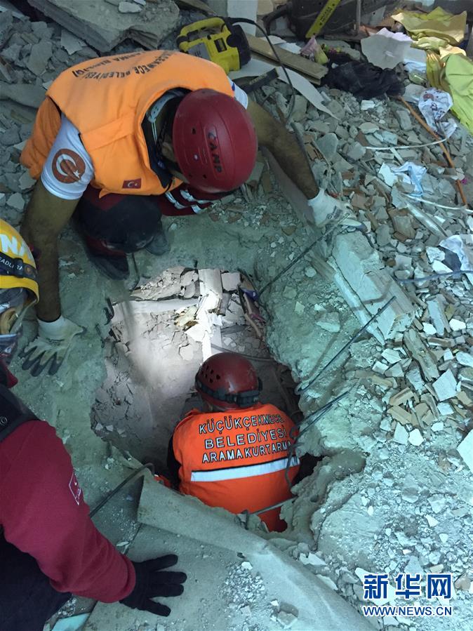（国际）（7）爱琴海地震致土耳其、希腊至少27人死亡