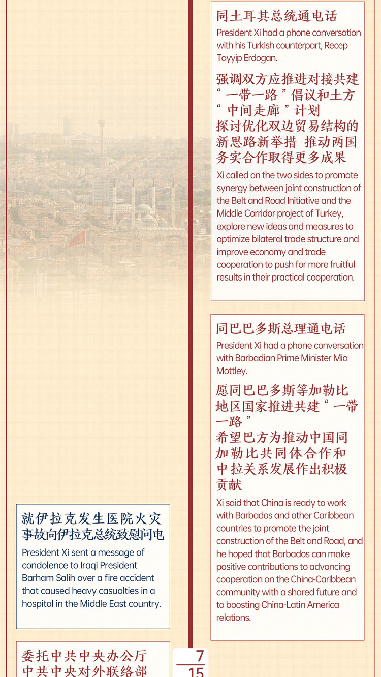 时政微周刊丨总书记的一周（7月12日—7月18日）
