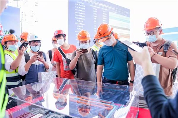 中建八局上海公司虹口提篮桥项目承办上海市机电安装“双创”观摩