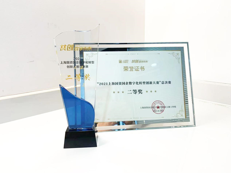 思飞集团-联之思荣获2021上海国资国企数字化转型创新大赛二等奖