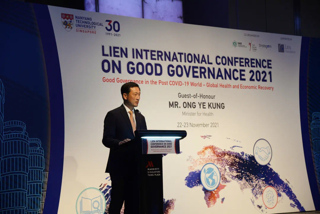 2021连氏国际学术会议近日在新加坡举行—后疫情时代的善治