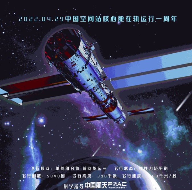 中国空间站在轨一周年纪念数字藏品首发数藏中国 中国日报网