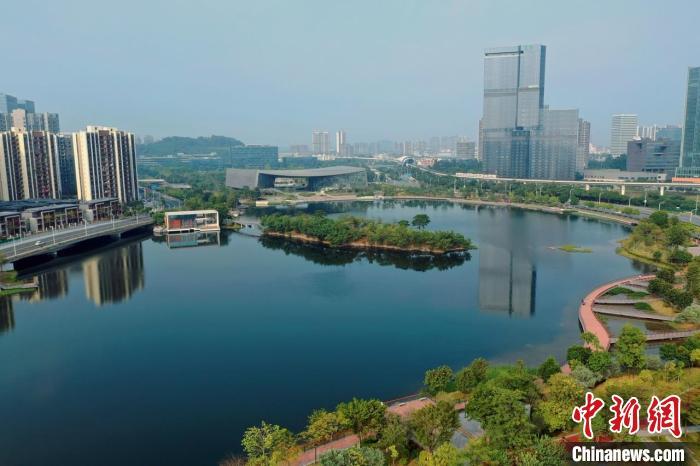 资料图：广州市南沙区城市一景。南沙区政府 供图