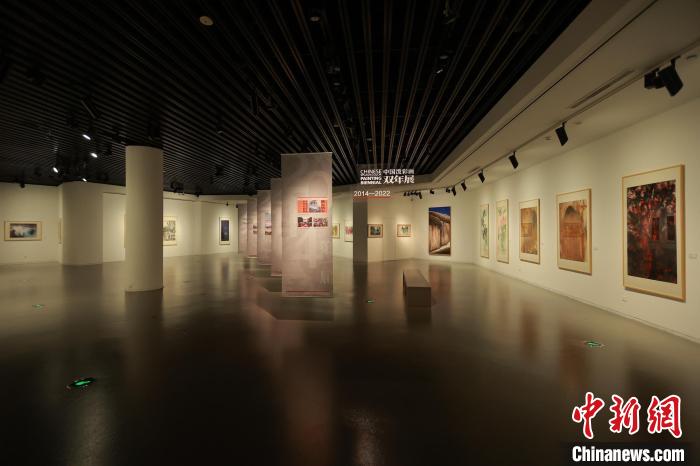 第五届中国泼彩画双年展在沪开幕
