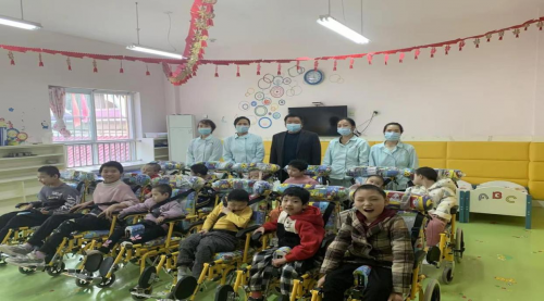 中国康复辅助器具协会残疾儿童轮椅车配置项目顺利开展