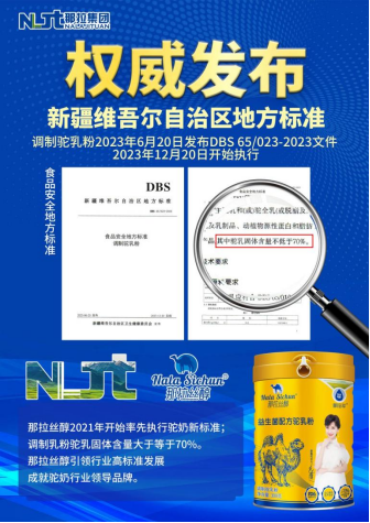 天博那拉丝醇全力共建“70%”驼奶标准线开启驼奶行业新