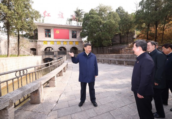 跟着总书记看中国｜弘扬红旗渠精神 跑好乡村振兴“接力赛”