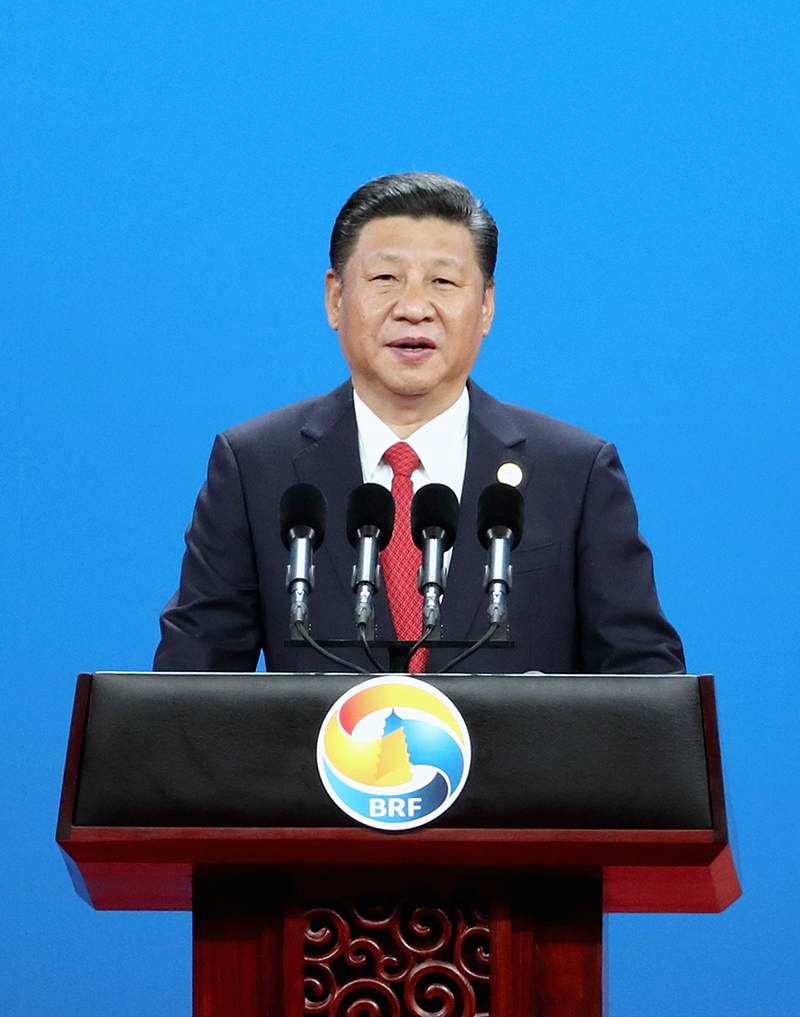 2017年5月14日，习近平主席在北京出席“一带一路”国际合作高峰论坛开幕式，并发表题为《携手推进“一带一路”建设》的主旨演讲。