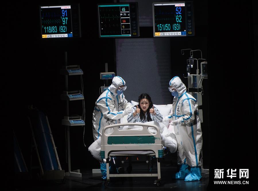 （文化）（4）抗疫题材民族歌剧《天使日记》在武汉首演