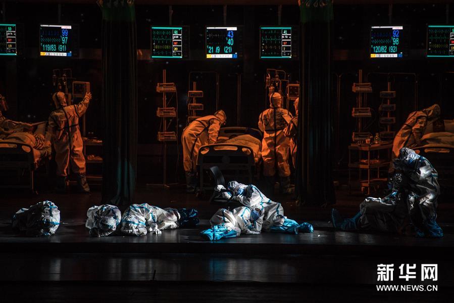 （文化）（5）抗疫题材民族歌剧《天使日记》在武汉首演