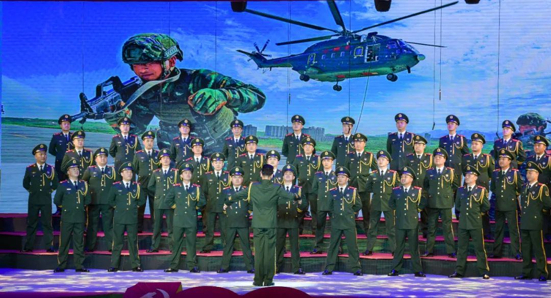 武警部队举办庆祝建党100周年新时代忠诚卫士组歌专场歌会