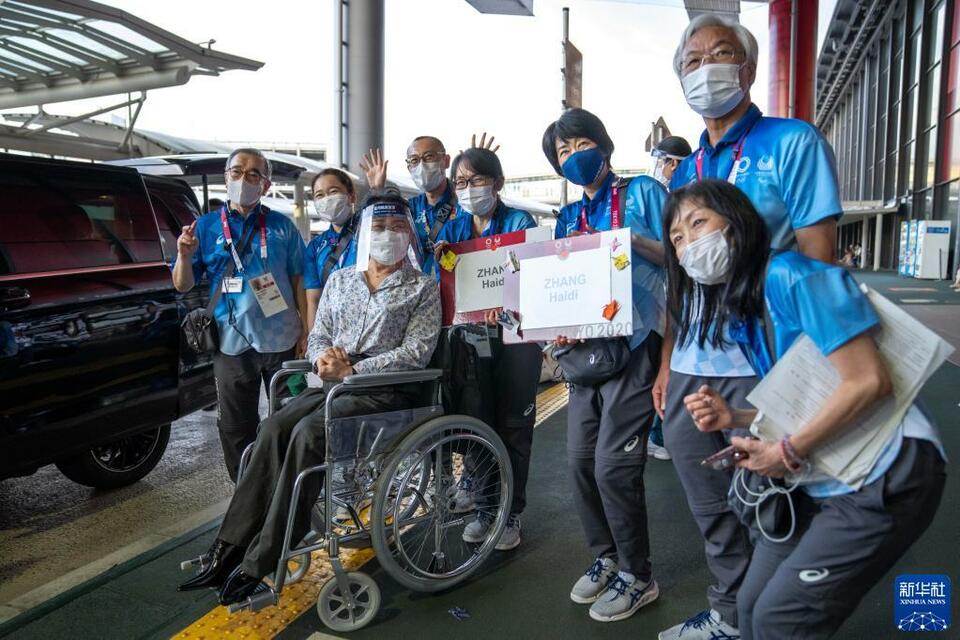 东京残奥会中国体育代表团第三批团队抵达东京