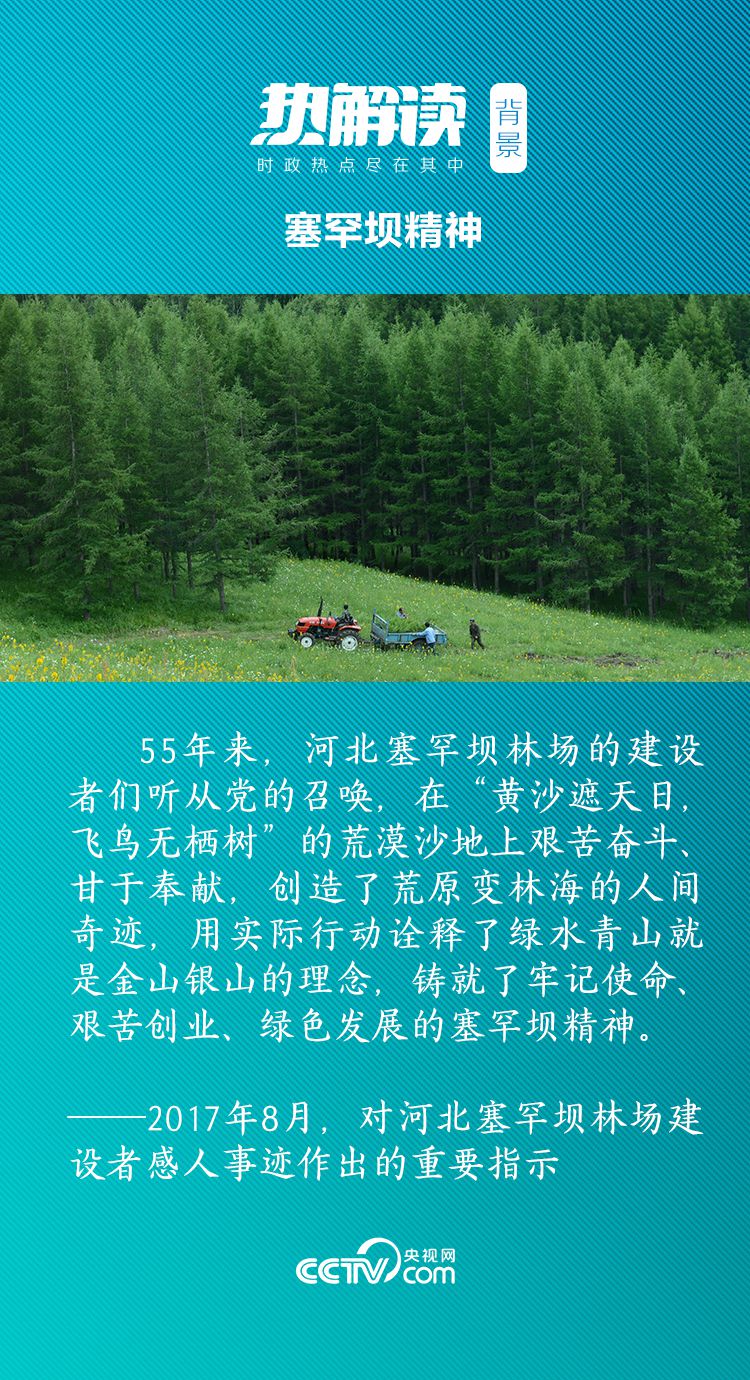 热解读 从一棵树到一片 海 塞罕坝精神的 绿色接力 中国日报网