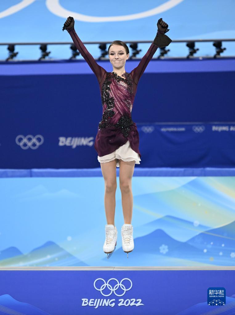 花样滑冰女子单人滑：俄罗斯奥委会选手安娜·谢