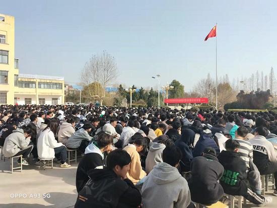 安徽省灵璧县公安局大庙派出所举办普法教育进校园讲座