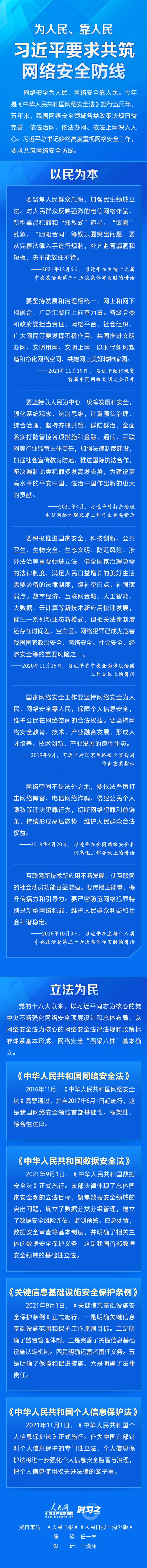 为人民、靠人民 习近平要求共筑网络安全防线
