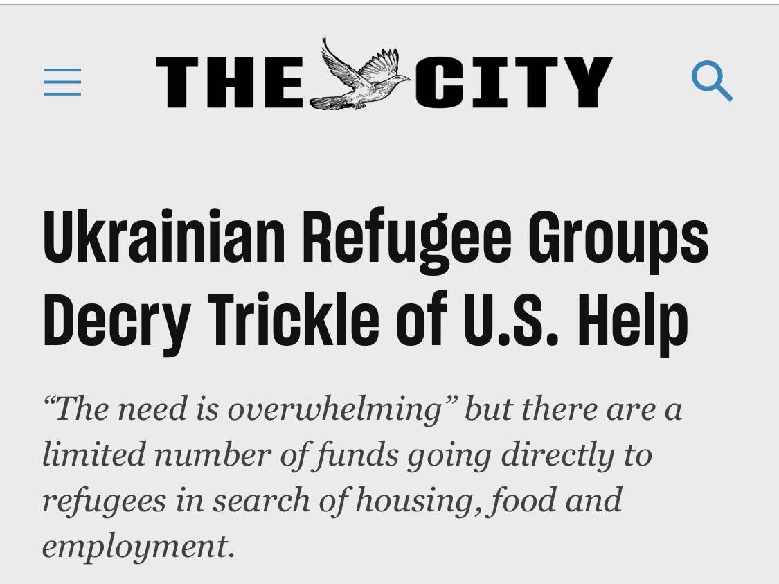 乌克兰难民救援组织：美国政府给的资金太有限，没法给难民真正有力的帮助