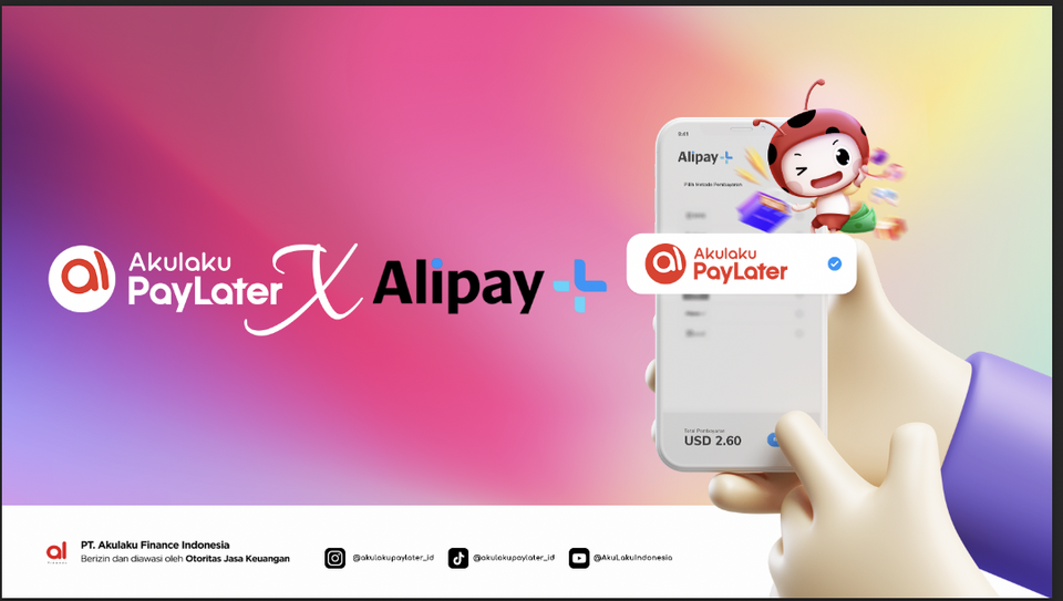 Alipay+服务再添先享后付新方式 中国技术助力东南亚跨境消费_fororder_印尼先享后付平台Akulaku牵手Alipay+