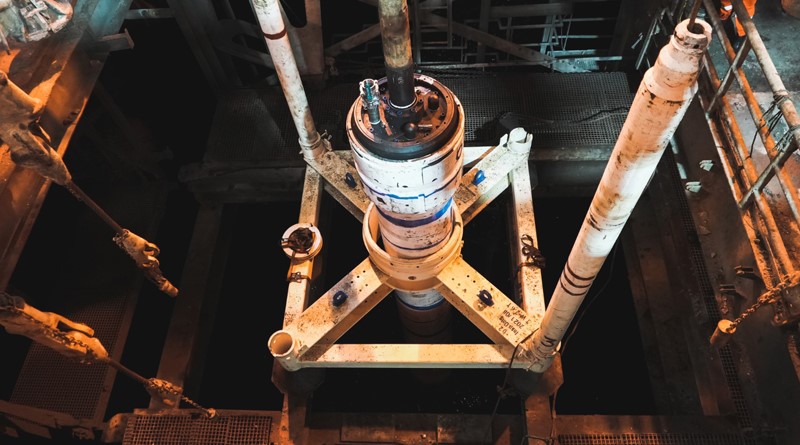 水下气井生产管柱与深水水下采油树的接口深水水下井口。受访者供图