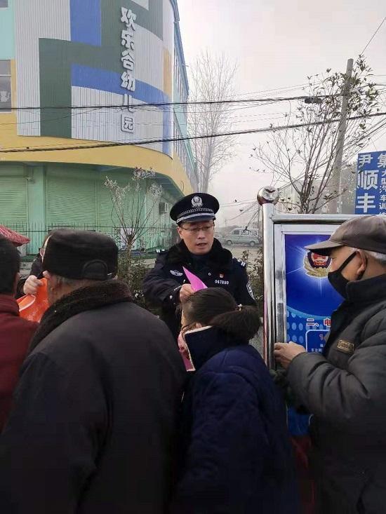 安徽灵璧尹集派出所积极开展反恐防暴宣传教育活动