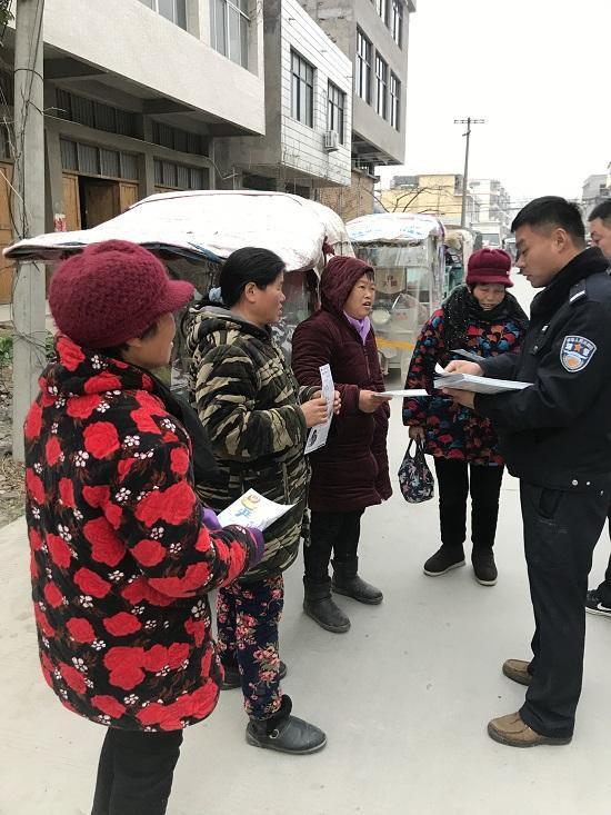 安徽灵璧尹集派出所积极开展反恐防暴宣传教育活动