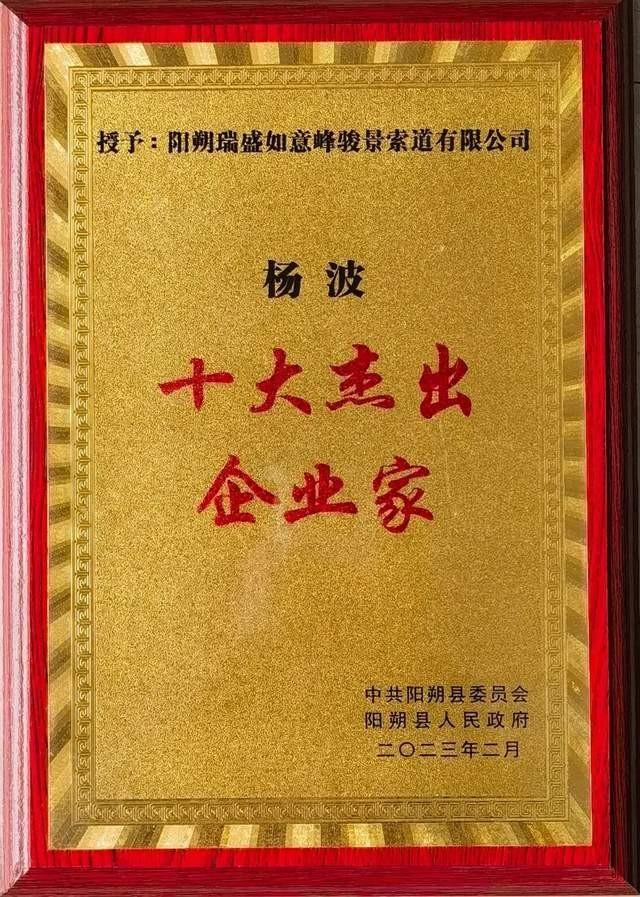 如意峰索道荣获阳朔县企业家大会暨招商引资工作动员会三项大奖