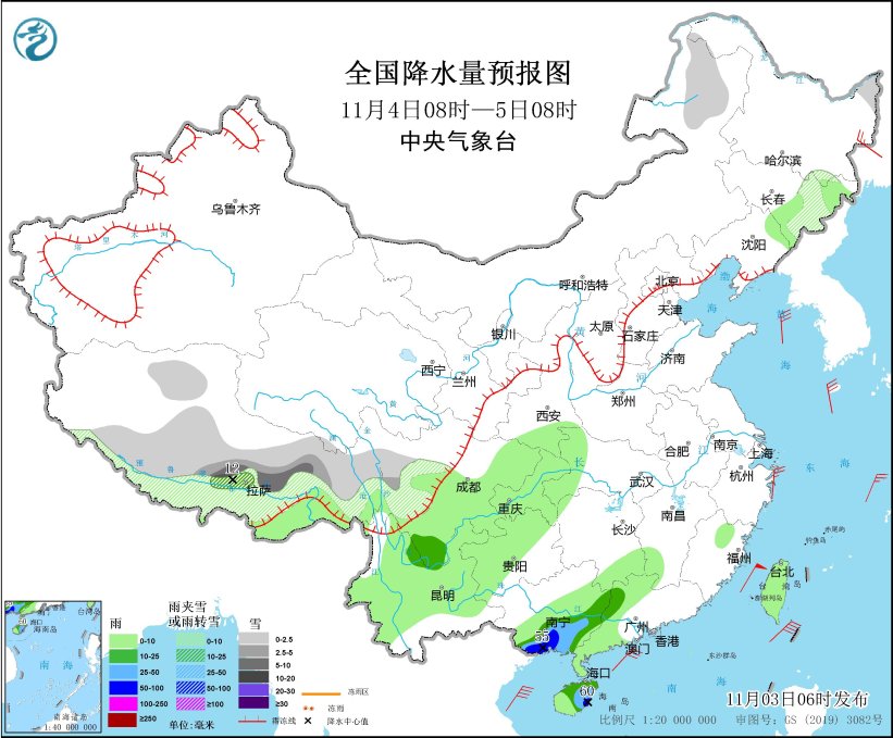 Strong cold air will affect the areas north of the middle and lower reaches of the Yangtze River, and fog and mist in North China, Huanghuai and other places will weaken and disperse.